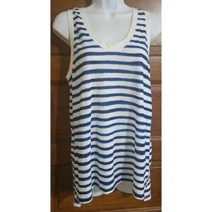 Gap Striped Scoop Neck Tank Top